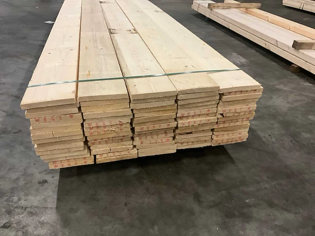 Vuren planken ruw (75x) - afbeelding 4 van  5