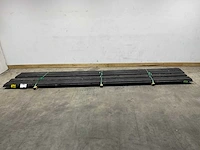 Vuren potdekselplank zwart 480x20x2,2 cm (9x) - afbeelding 2 van  8