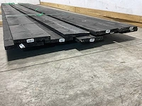 Vuren potdekselplank zwart 480x20x2,2 cm (9x) - afbeelding 6 van  8