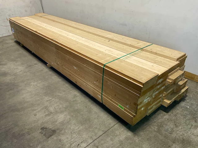 Vuren premium balk gelamineerd 500x28,5x4 cm (20x) - afbeelding 2 van  9