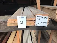 Vuren rabat met kraal (11x) - afbeelding 1 van  3