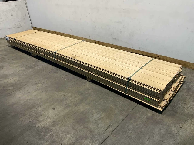 Vuren rabatdeel 480x14,5x1,8 cm (102x) - afbeelding 1 van  7
