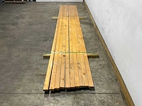 Vuren regel 450x7x4 cm (10x) - afbeelding 3 van  7