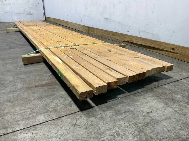 Vuren regel 450x7x4 cm (10x) - afbeelding 5 van  7