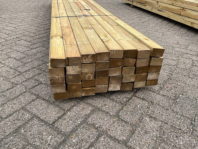 Vuren regel geschaafd 360x6,8x4,5 cm (80x) - afbeelding 5 van  5