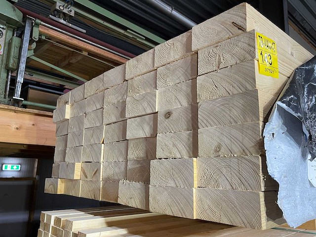 Vuren regels 4200x71x171mm (49x) - afbeelding 3 van  3