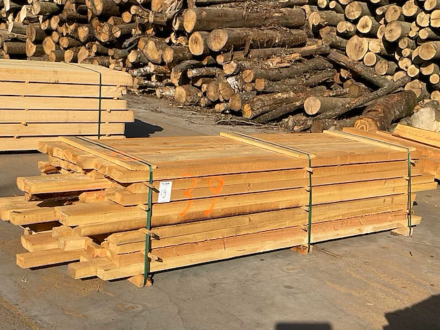Vuren regels 50x70 mm (90x) - afbeelding 1 van  5