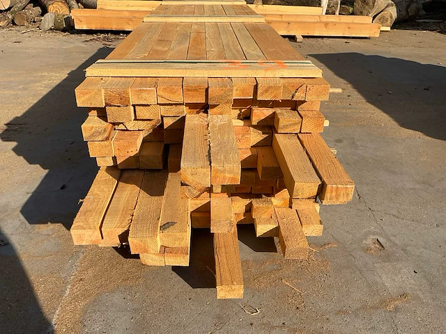 Vuren regels 50x70 mm (90x) - afbeelding 2 van  5