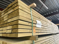 Vuren regels geschaafd groen geïmpregneerd 3600x145x44mm (70x) - afbeelding 2 van  3