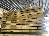 Vuren regels geschaafd groen geïmpregneerd 3600x145x44mm (70x) - afbeelding 3 van  3