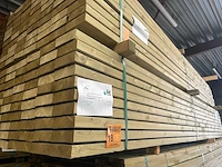 Vuren regels geschaafd groen geïmpregneerd 3600x145x44mm (70x) - afbeelding 2 van  3