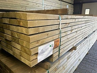 Vuren regels geschaafd groen geïmpregneerd 3900-4200x145x44mm (83x) - afbeelding 2 van  3