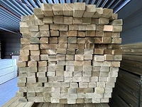 Vuren regels groen geimpregneerd 2470x70x47mm (176x) - afbeelding 3 van  3