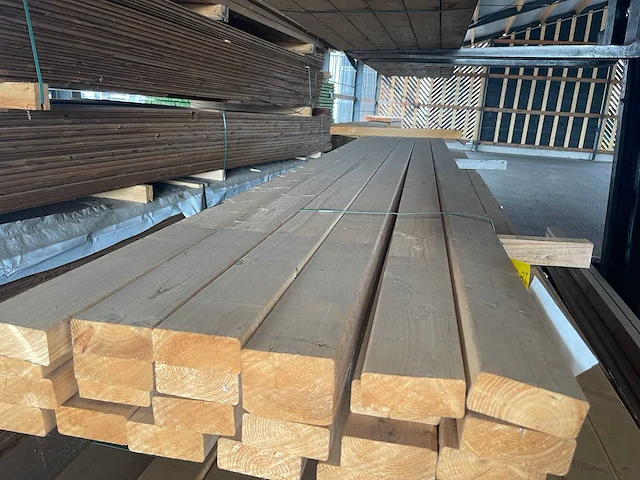 Vuren regels sls 4500x89x38mm - afbeelding 1 van  3