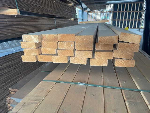 Vuren regels sls 4500x89x38mm - afbeelding 3 van  3
