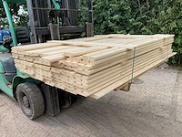 Vuren rhombusprofiel 180x13x2,8 cm (75x) - afbeelding 2 van  4