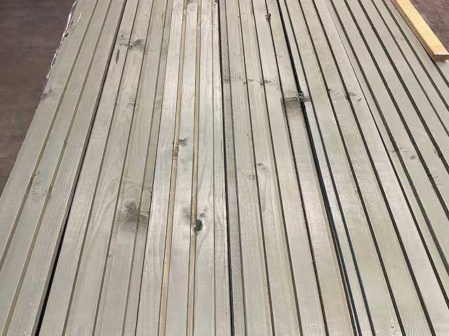 Vuren rhombusprofielplank triple 500x14,5x2,2 cm (28x) - afbeelding 2 van  7