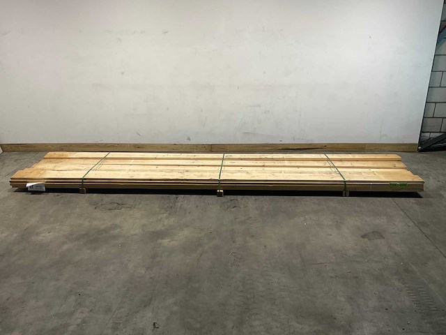 Vuren steigerplank 500x20x3,2 cm (16x) - afbeelding 2 van  7