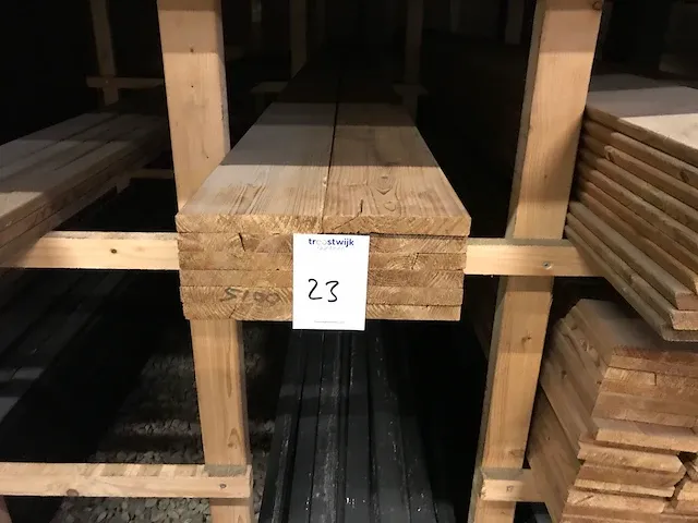 Vuren thermisch behandeld (12x) - afbeelding 1 van  2