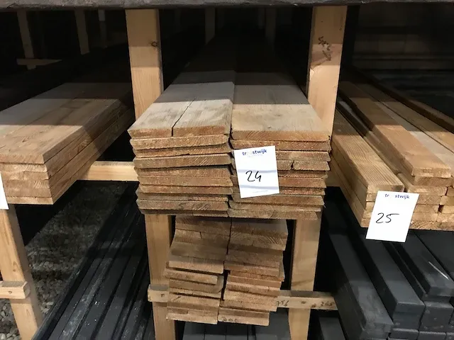 Vuren thermisch behandeld rhombus (20x) - afbeelding 1 van  2
