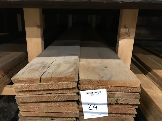 Vuren thermisch behandeld rhombus (20x) - afbeelding 2 van  2