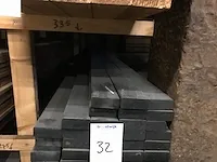 Vuren thermisch behandeld zwart gespoten (40x) - afbeelding 2 van  2