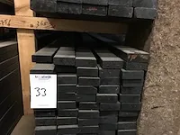 Vuren thermisch behandeld zwart gespoten (61x) - afbeelding 2 van  2