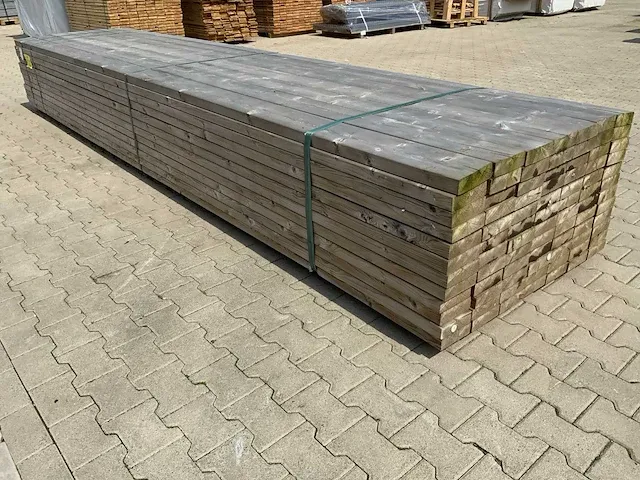 Vuren timmerhout 45x145x4800mm (84x) - afbeelding 3 van  6