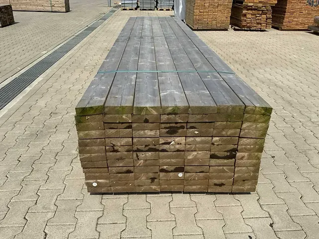 Vuren timmerhout 45x145x4800mm (84x) - afbeelding 4 van  6