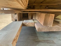 Vuren topvision tuinhuis parelhoen 400 x 300 cm en luifel 400 cm - afbeelding 6 van  9