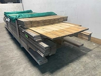 Vuren topvision tuinhuis parelhoen 400 x 300 cm en luifel 400 cm - afbeelding 8 van  9