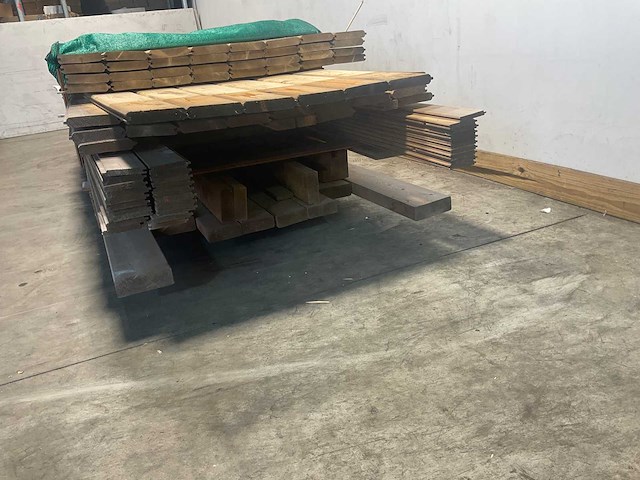 Vuren topvision tuinhuis parelhoen 400 x 300 cm en luifel 400 cm - afbeelding 5 van  9