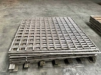 Vuren trellis scherm geïmpregneerd 180x180 cm (9x)