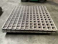 Vuren trellis scherm geïmpregneerd 180x180 cm (9x) - afbeelding 3 van  3