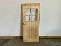 Vuren tuindeur 77x177 cm (10x) - afbeelding 1 van  9