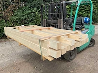 Vuren tuinpaal 240x12x12 cm (10x) - afbeelding 1 van  4