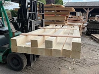 Vuren tuinpaal 240x12x12 cm (10x) - afbeelding 3 van  4