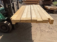 Vuren tuinpaal met inkeping 240x12x12 cm (10x) - afbeelding 3 van  4