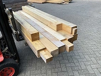 Vuren tuinpalen 12x12 cm diverse lengtes (9x) - afbeelding 3 van  6