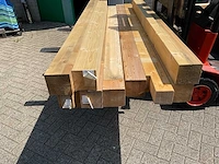 Vuren tuinpalen 12x12 cm diverse lengtes (9x) - afbeelding 5 van  6