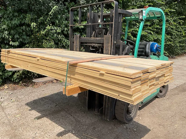 Vuren tuinplank 250x14x1,6 cm (103x) - afbeelding 1 van  4