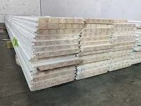 Vuren tuinplank wit 420x19,2x1,8 cm (10x) - afbeelding 4 van  5