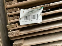 Vuren tuinscherm met toog 180x180 cm (26x) - afbeelding 4 van  12