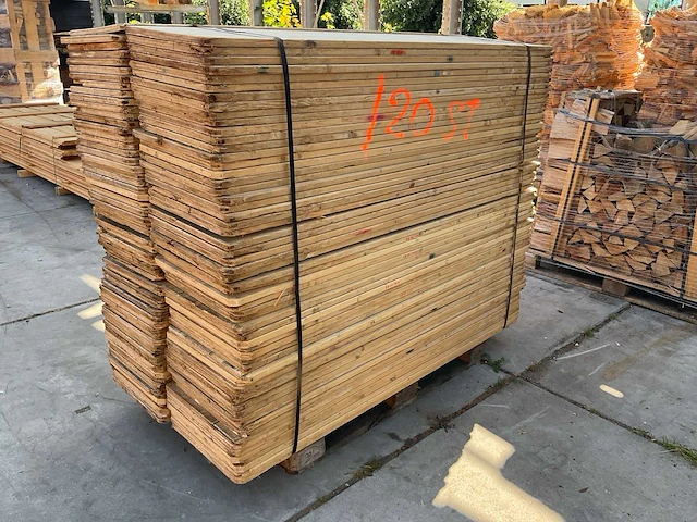 Vurenhouten kaasplanken (120x) - afbeelding 1 van  5