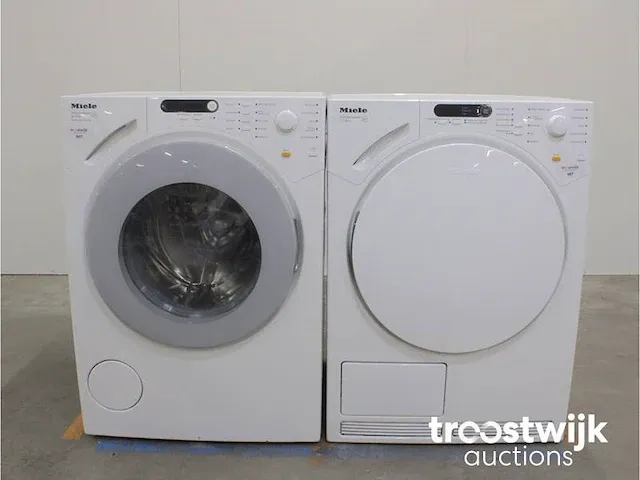 W 1712 softcare system wasmachine & miele t 7744 c softcare system droger - afbeelding 1 van  8