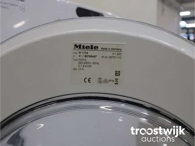 W 1712 softcare system wasmachine & miele t 7744 c softcare system droger - afbeelding 5 van  8