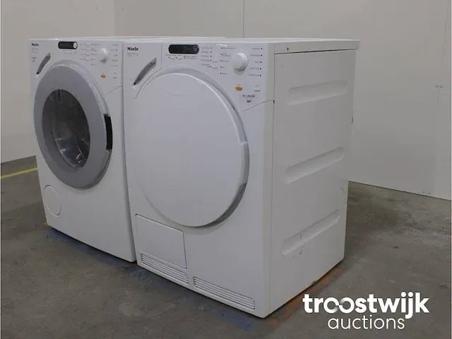 W 1712 softcare system wasmachine & miele t 7744 c softcare system droger - afbeelding 7 van  8