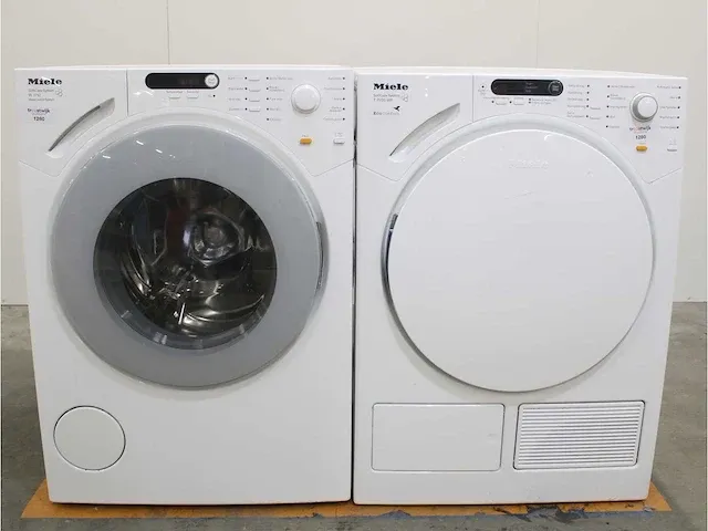 W 1712 softcare system wasmachine & miele t 7950 wp ecocomfort droger - afbeelding 1 van  8
