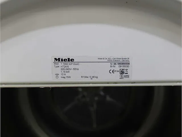 W 1712 softcare system wasmachine & miele t 7950 wp ecocomfort droger - afbeelding 8 van  8
