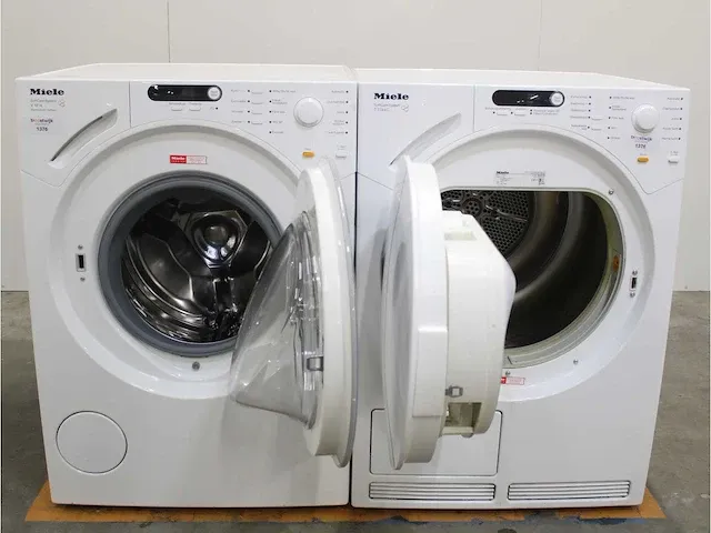W 1713 softcare system wasmachine & miele t 7744 c softcare system droger - afbeelding 2 van  8